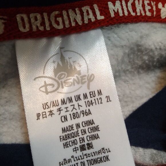 Disneyland Mickey Mouse Chenille Embroidered Hoodie Sweatshirt - Picture 4 of 9